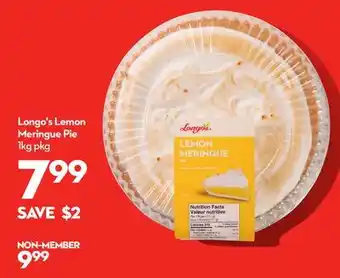 Longo's Longo's lemon meringue pie offer