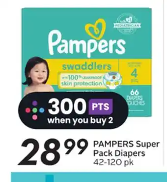 Sobeys Super pack diapers offer