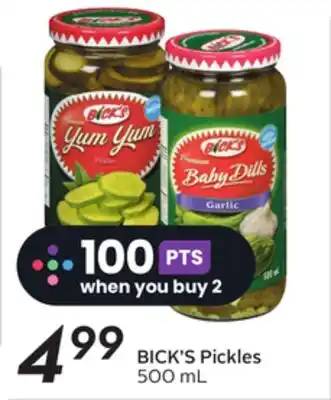Sobeys Pickles offer