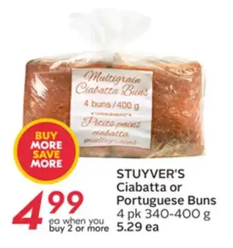 Sobeys Ciabatta or portuguese buns offer