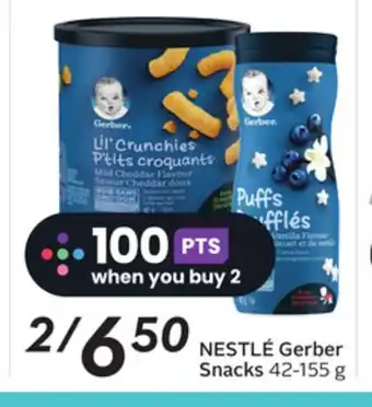 Sobeys Gerber snacks offer