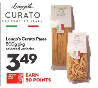 Longo's Longo's curato pasta offer