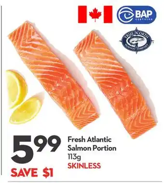 Longo's Fresh atlantic salmon portion offer