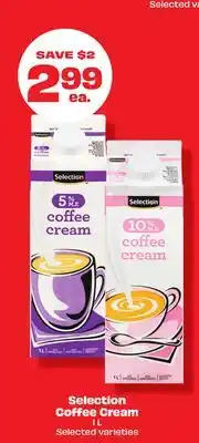 Metro Selection coffee cream offer