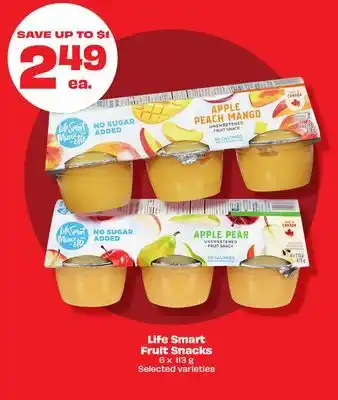 Metro Life smart fruit snacks offer