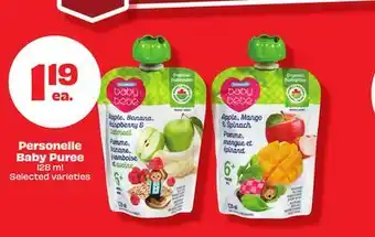 Metro Personelle baby puree offer