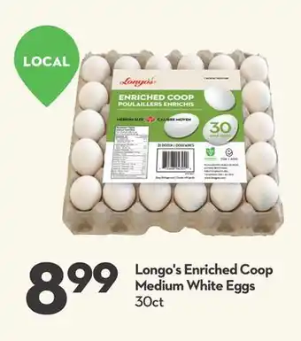 Longo's Longo's enriched coop medium white eggs offer