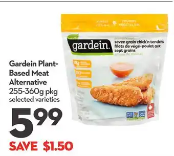 Longo's Gardein plant-based meat alternative offer