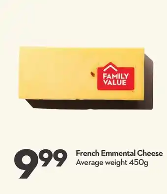 Longo's French emmental cheese offer