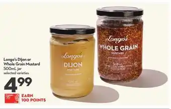 Longo's Longo's dijon or whole grain mustard offer