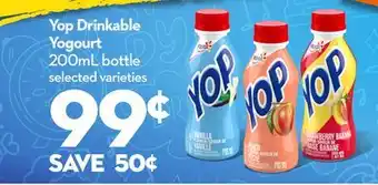 Longo's Yop drinkable yogourt offer
