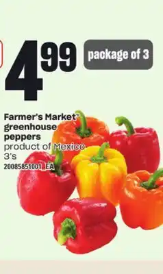 Loblaws Farmer's market greenhouse peppers, 3's offer