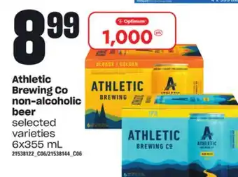 Loblaws Athletic brewing co non-alcoholic beer, 6x355 ml offer