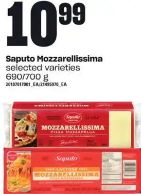 Loblaws Saputo mozzarellissima, 690/700 g offer