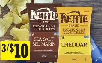 Foodland Kettle brand kettle chips 198 g selected varieties offer