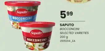 Loblaws Saputo bocconcini, 200 g offer