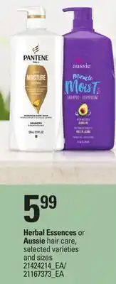 Loblaws Herbal essences or aussie hair care offer