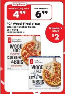 Independent Grocer Pc wood-fired pizza, 351-413 g offer