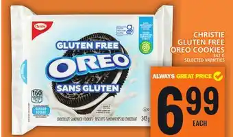 Food Basics Christie gluten free oreo cookies offer