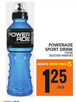 Food Basics Powerade sport drink offer