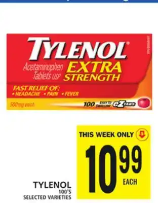 Food Basics Tylenol offer