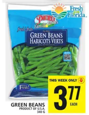 Food Basics Green beans offer