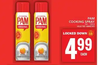 Food Basics Pam cooking spray offer