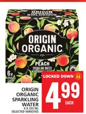 Food Basics Origin sparkling water offer