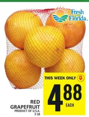Food Basics Red grapefruit offer