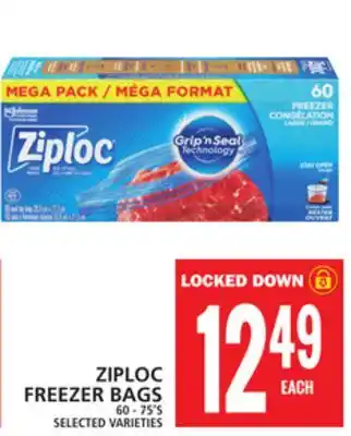 Food Basics Ziploc freezer bags offer