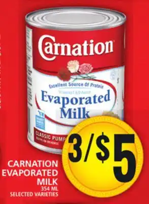 Food Basics Carnation evaporated milk offer