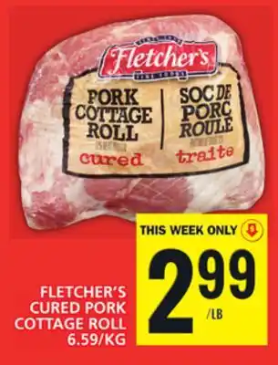 Food Basics Fletcher's cured pork cottage roll offer