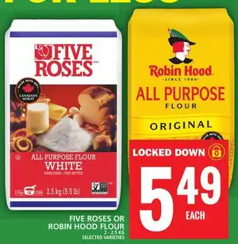 Food Basics Five roses or robin hood flour offer