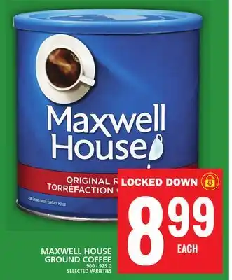 Food Basics Maxwell house ground coffee offer