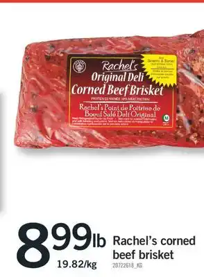 Fortinos Rachel's corned beef brisket offer