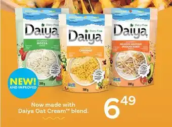 Fortinos Daiya oat cream blend offer