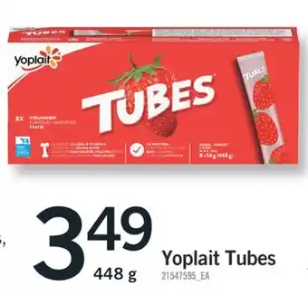 Fortinos Yoplait tubes, 448 g offer