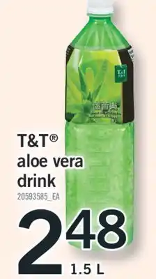 Fortinos T & t aloe vera drink, 1.5 l offer