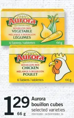 Fortinos Aurora bouillon cubes 66 g offer