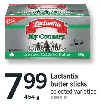 Fortinos Lactantia butter sticks, 454 g offer