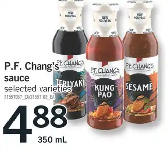 Fortinos P. f. chang's sauce, 350 ml offer