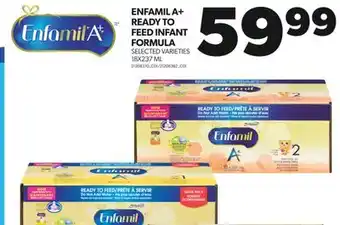 Real Canadian Superstore Enfamil a+ ready to feed infant formula, 18x237 ml offer