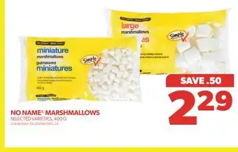 Real Canadian Superstore No name marshmallows, 400 g offer