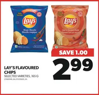 Real Canadian Superstore Lay's flavoured chips, 165 g offer
