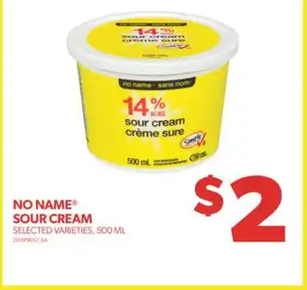 Real Canadian Superstore No name sour cream, 500 ml offer