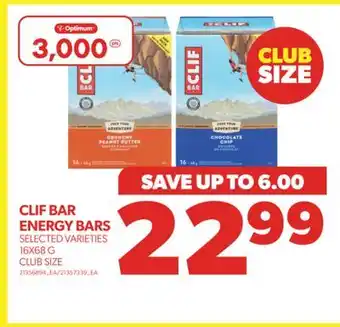 Real Canadian Superstore Clif bar energy bars, 16x68 g offer