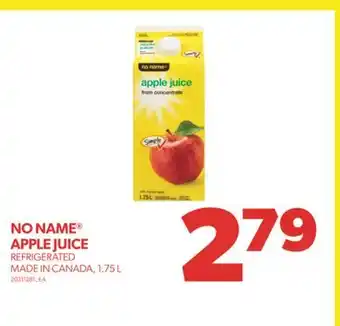 Real Canadian Superstore No name apple juice, 1.75 l offer
