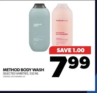 Real Canadian Superstore Method body wash, 532 ml offer