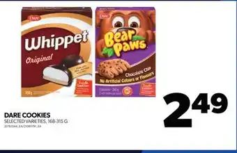 Real Canadian Superstore Dare cookies, 168-315 g offer