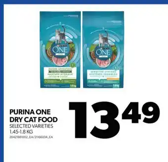 Real Canadian Superstore Purina one dry cat food, 1.45-1.8 kg offer